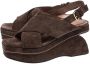 Marni Pre-owned Suede sandals Brown Dames - Thumbnail 3