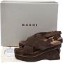 Marni Pre-owned Suede sandals Brown Dames - Thumbnail 7