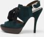 Marni Pre-owned Suede sandals Green Dames - Thumbnail 2
