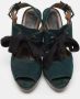 Marni Pre-owned Suede sandals Green Dames - Thumbnail 3