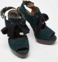 Marni Pre-owned Suede sandals Green Dames - Thumbnail 4