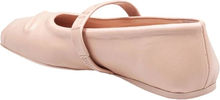 Marni Roze Ballerina Schoenen met Strik