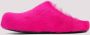 Marni Fussbett sabot van langharig kalfsleer Pink Dames - Thumbnail 9