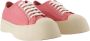 Marni Roze Leren Veterschoenen - Thumbnail 2