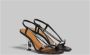 Marni Leren sandalen met edelstenen Black Dames - Thumbnail 2