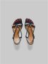 Marni Leren sandalen met edelstenen Black Dames - Thumbnail 4