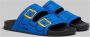 Marni Trompe l'oeil slider met geborduurde gespen Blue Heren - Thumbnail 2