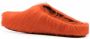 Marni Fussbett Sabot slippers met kalfshaar Oranje - Thumbnail 3