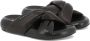 Marni Gedraaide Leren Bubble Sandalen Black Dames - Thumbnail 7