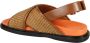 Marni Bruine Platte Schoenen met Kruisende Bandjes en Enkelgesp Brown Dames - Thumbnail 15