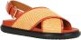 Marni Raffia-effect Sandalen Geel & Oranje Yellow Dames - Thumbnail 2