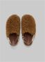 Marni Shearling Sabots met Verstelbare Band Brown Dames - Thumbnail 4