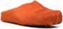 Marni Fussbett Sabot slippers met kalfshaar Oranje - Thumbnail 4