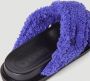 Marni Zomer Fussbett Sliders Blauw Dames - Thumbnail 6