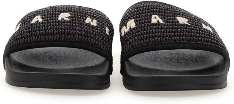 Marni Geweven slippers Zwart - Foto 3