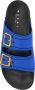 Marni Trompe l'oeil slider met geborduurde gespen Blue Heren - Thumbnail 11