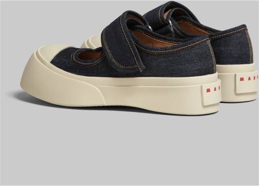 Marni Denim mary jane sneaker Blue Dames