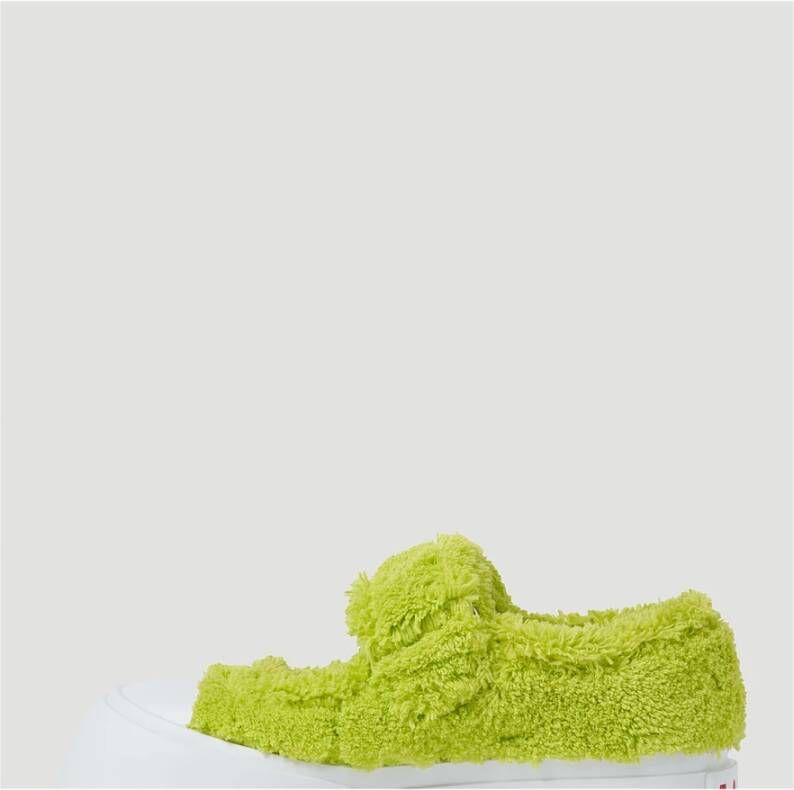 Marni Harige Weef Sneakers Groen Dames