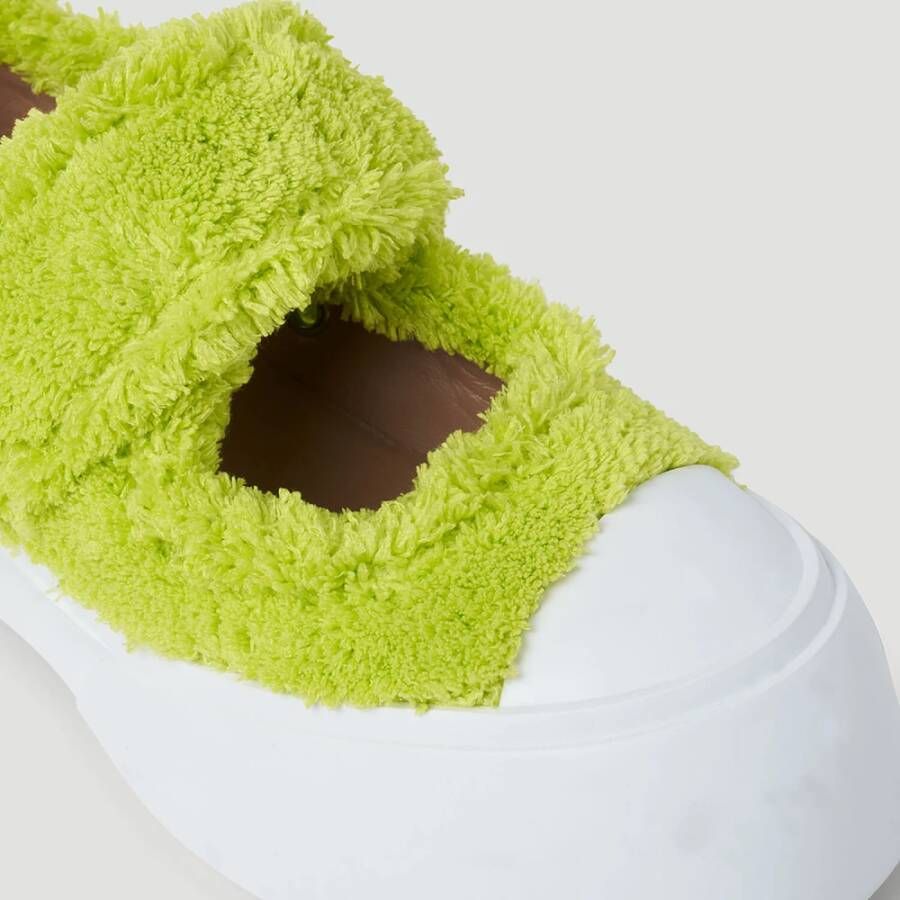 Marni Harige Weef Sneakers Groen Dames