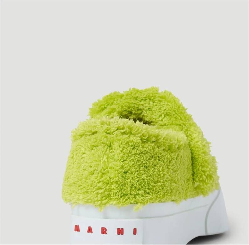 Marni Harige Weef Sneakers Groen Dames