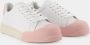 Marni Lilly White Light Pink Leren Bumper Sneakers Meerkleurig Dames - Thumbnail 7