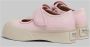Marni Low-Top Sneakers Mary Jane Sneakers Leather Pink in roze - Thumbnail 8