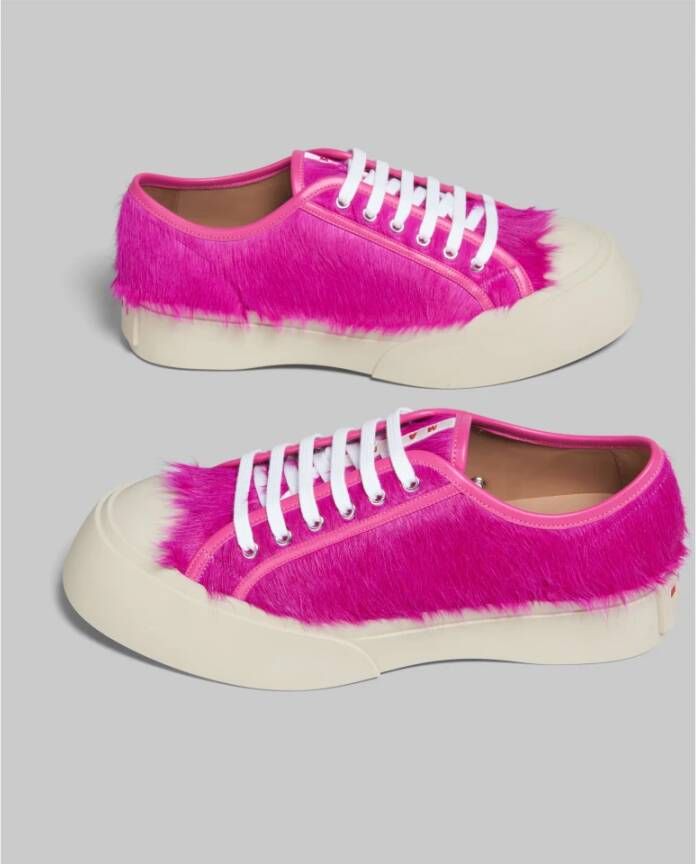 Marni Langharige Pablo Sneakers Pink Heren
