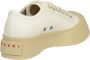 Marni Witte Sneakers Regular Fit Geschikt voor Alle Temperaturen 100% Leer White - Thumbnail 6