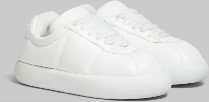 Marni Leren bigfoot 2.0 sneaker White Dames