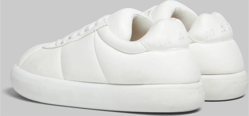 Marni Leren bigfoot 2.0 sneaker White Dames