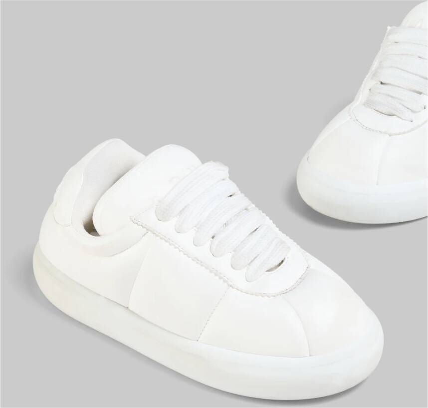 Marni Leren bigfoot 2.0 sneaker White Dames