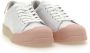Marni Lilly White Light Pink Leren Bumper Sneakers Meerkleurig Dames - Thumbnail 10