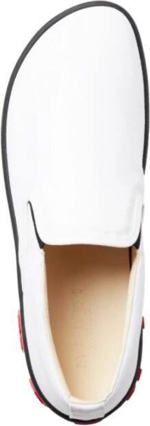 Marni Moderne Logo Slip-on Sneakers Wit Heren