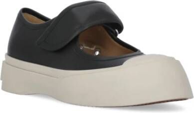 Marni Leren Mary Jane sneakers Wit - Foto 6