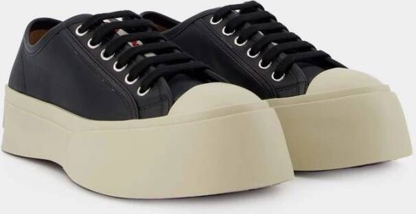 Marni Zwart Leren Laced Up Pablo Zwart Dames