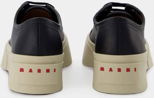 Marni Zwart Leren Laced Up Pablo Zwart Dames