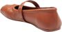 Marni Leren Ballerina Flats met Ingedrukte Strik Brown Dames - Thumbnail 5