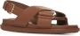 Marni Bruine platte sandalen voor vrouwen Bruin Dames - Thumbnail 3
