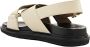 Marni Sandalen Ivory Smooth Leather Sandals With Rear Belt in beige - Thumbnail 13