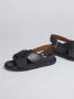 Marni Sandalen Fussbett Sandal In White Leather in wit - Thumbnail 11
