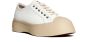 Marni Low-Top Sneakers Laced Up Sneakers Leather White in wit - Thumbnail 3