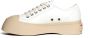 Marni Low-Top Sneakers Laced Up Sneakers Leather White in wit - Thumbnail 4