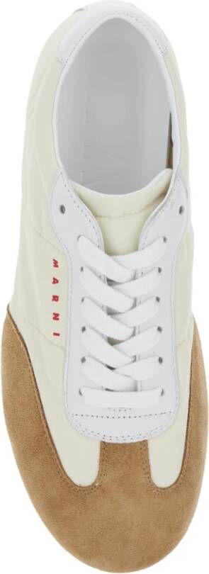 Marni Witte Sneakers voor een stijlvolle look