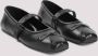 Marni Zwarte Leren Mary Jane Sneakers Black Dames - Thumbnail 14