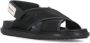 Marni Sandalen Black Leather And Tech Fabric Sandals in zwart - Thumbnail 3