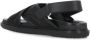 Marni Sandalen Black Leather And Tech Fabric Sandals in zwart - Thumbnail 4