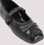 Marni Zwarte Leren Mary Jane Sneakers Black Dames - Thumbnail 5