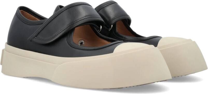 Marni Zwarte Mary Jane Sneakers Black Dames