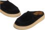 Marni Elegante Zwarte Suède Pantoffels Black Heren - Thumbnail 4