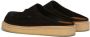 Marni Elegante Zwarte Suède Pantoffels Black Heren - Thumbnail 6